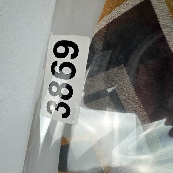 Missoni Target Top Womens Medium Black Geometric Long Sleeve Sheer Preppy Retro - Picture 12 of 12